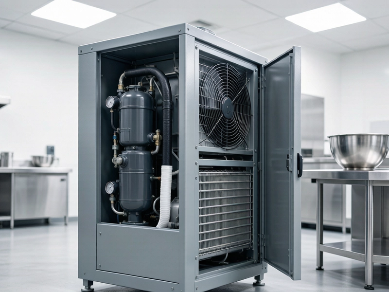 Rotor Merilis Unit Pendingin Udara Direct-Expansion (DX).